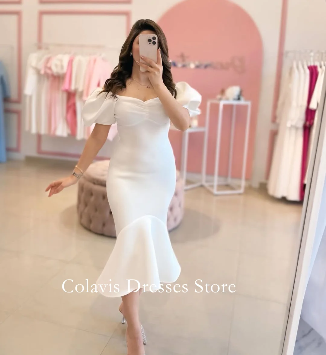Off the Shoulder Customized Crepe Prom Dresses Evening Dress Pleated Mermaid Arabic Women Evening Gowns Formal Party Dress
Off the Shoulder Customized Crepe Prom Dresses Evening Dress Pleated Mermaid Arabic Women Evening Gowns Formal Party Dress