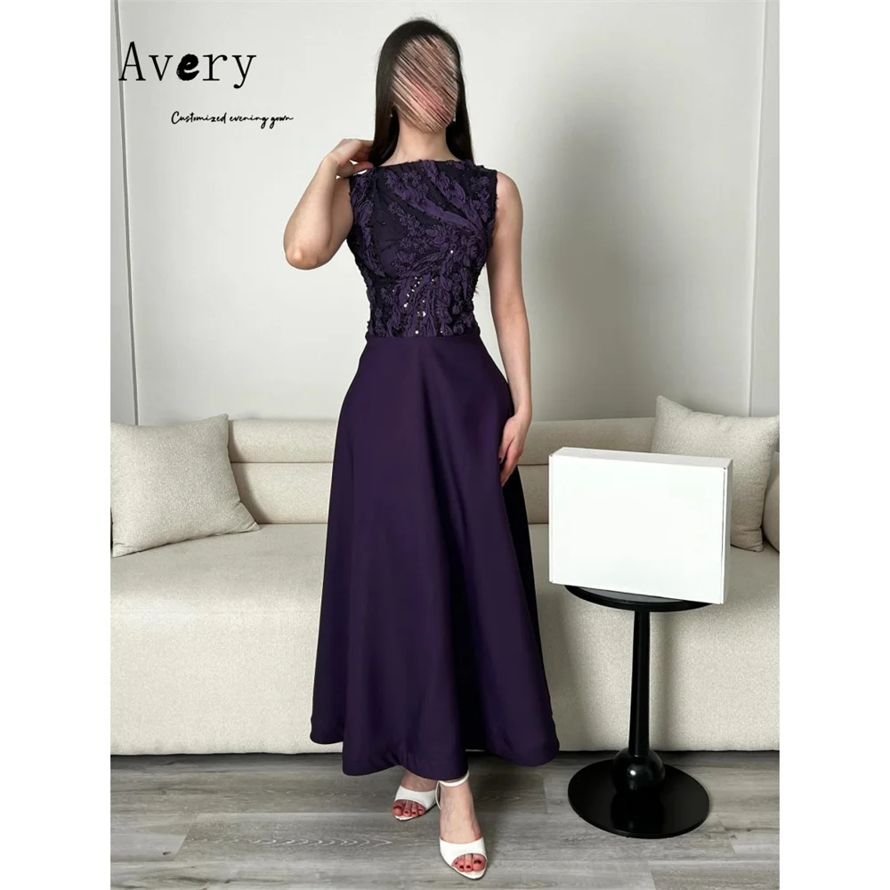 Avery Custom A Line Purple Round Neck Sleeveless Elegant Evening Dresses for Woman Party Dresses Luxury 2026 Prom Dress Women's
Avery Custom A Line Purple Round Neck Sleeveless Elegant Evening Dresses for Woman Party Dresses Luxury 2026 Prom Dress Women's