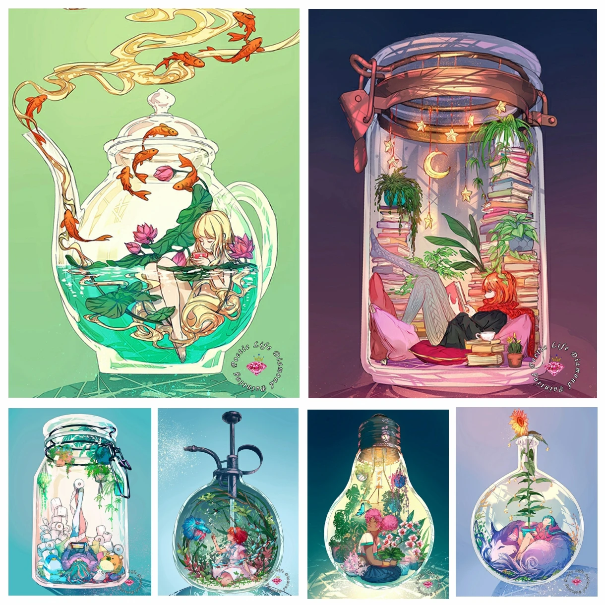Terrarium Life Collection алмазная живопись 5D DIY наборы для вышивки крестиком красивая бутылка искусство ручной работы Стразы домашний Декор подарок
Terrarium Life Collection алмазная живопись 5D DIY наборы для вышивки крестиком красивая бутылка искусство ручной работы Стразы домашний Декор подарок