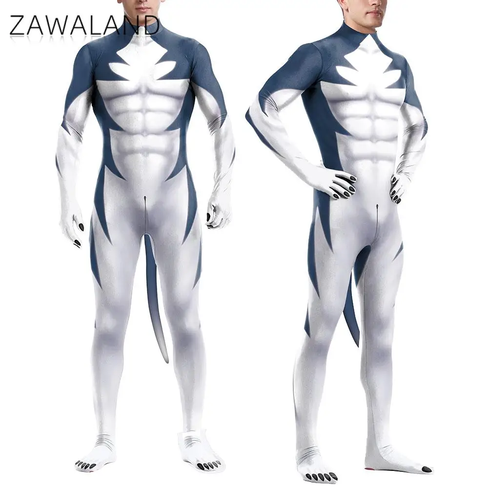 Zawaland Halloween Men Blue Husky Animal Cosplay Costumes Disguise Funny Holiday Party Zentai Stage Long Sleeve Party Clothing
Zawaland Halloween Men Blue Husky Animal Cosplay Costumes Disguise Funny Holiday Party Zentai Stage Long Sleeve Party Clothing