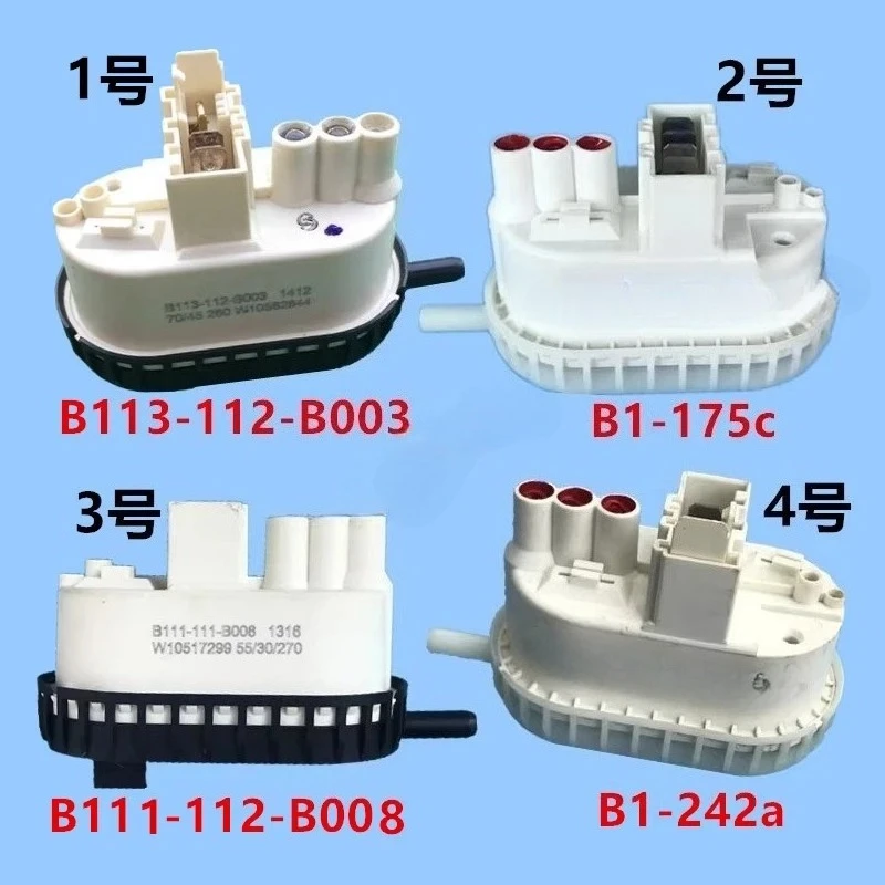 Датчик уровня воды для стиральной машины, 1 шт., совместим с моделями B113-112-B003, B111-111-B008, B1-242a, B1-175c
Датчик уровня воды для стиральной машины, 1 шт., совместим с моделями B113-112-B003, B111-111-B008, B1-242a, B1-175c