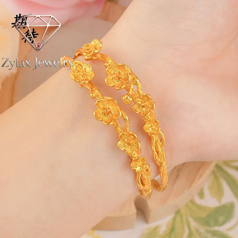 Zylax Jewelry Luxury 24K 9999 Pure Gold real gold Women's Double-Layer Peach Tree Opening Bracelet
Zylax Jewelry Luxury 24K 9999 Pure Gold real gold Women's Double-Layer Peach Tree Opening Bracelet