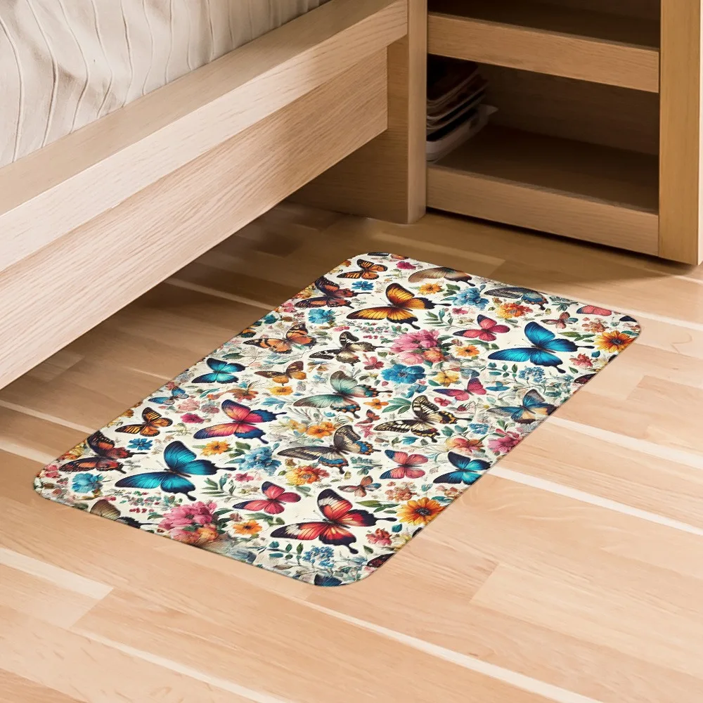 1PC Butterfly Pattern Kitchen Rugs Non-Slip Door Mats Pop design Bathroom Rug Bath Mat Carpet for Home Sink Laundry Decor
1PC Butterfly Pattern Kitchen Rugs Non-Slip Door Mats Pop design Bathroom Rug Bath Mat Carpet for Home Sink Laundry Decor