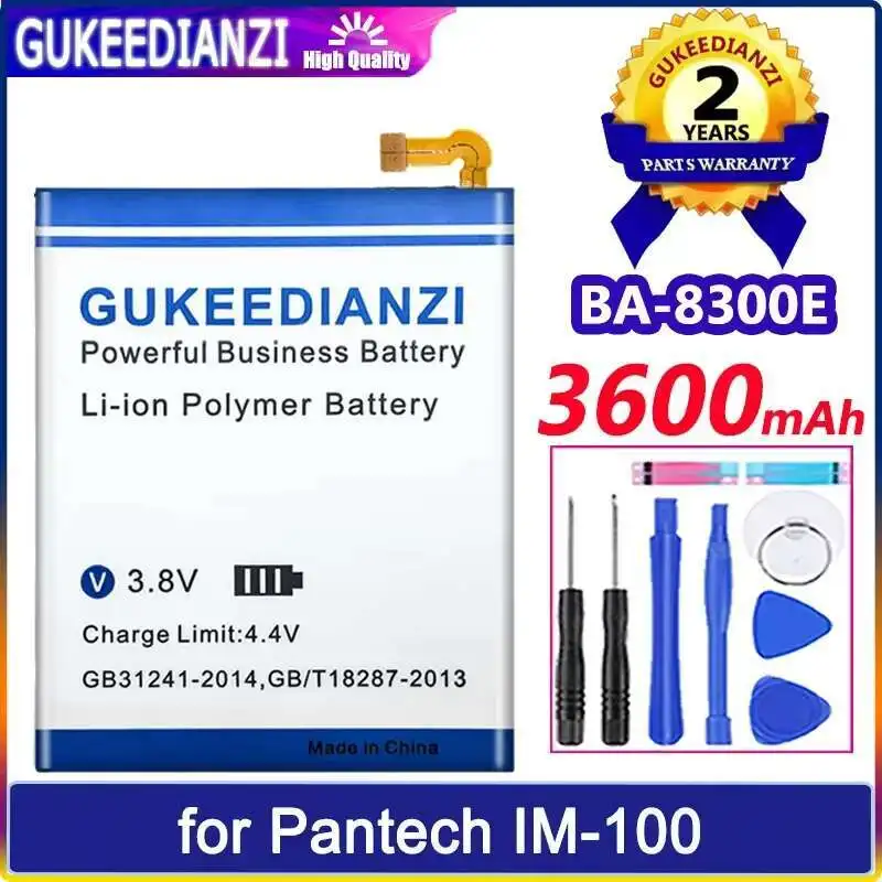 3600mAh BA-8300E Long-Lasting For Pantech IM-100 IM-100K IM-100S Mobile Phone Battery
3600mAh BA-8300E Long-Lasting For Pantech IM-100 IM-100K IM-100S Mobile Phone Battery