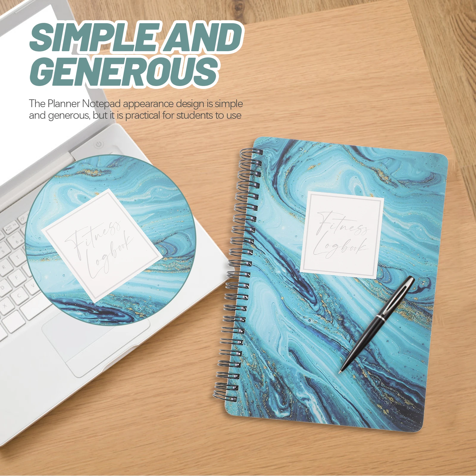 Fitness Plan Book Notebook Planner Lightweight Coil Design Essentials Home Exercise Schedule Body Weight Journal 
Fitness Plan Book Notebook Planner Lightweight Coil Design Essentials Home Exercise Schedule Body Weight Journal