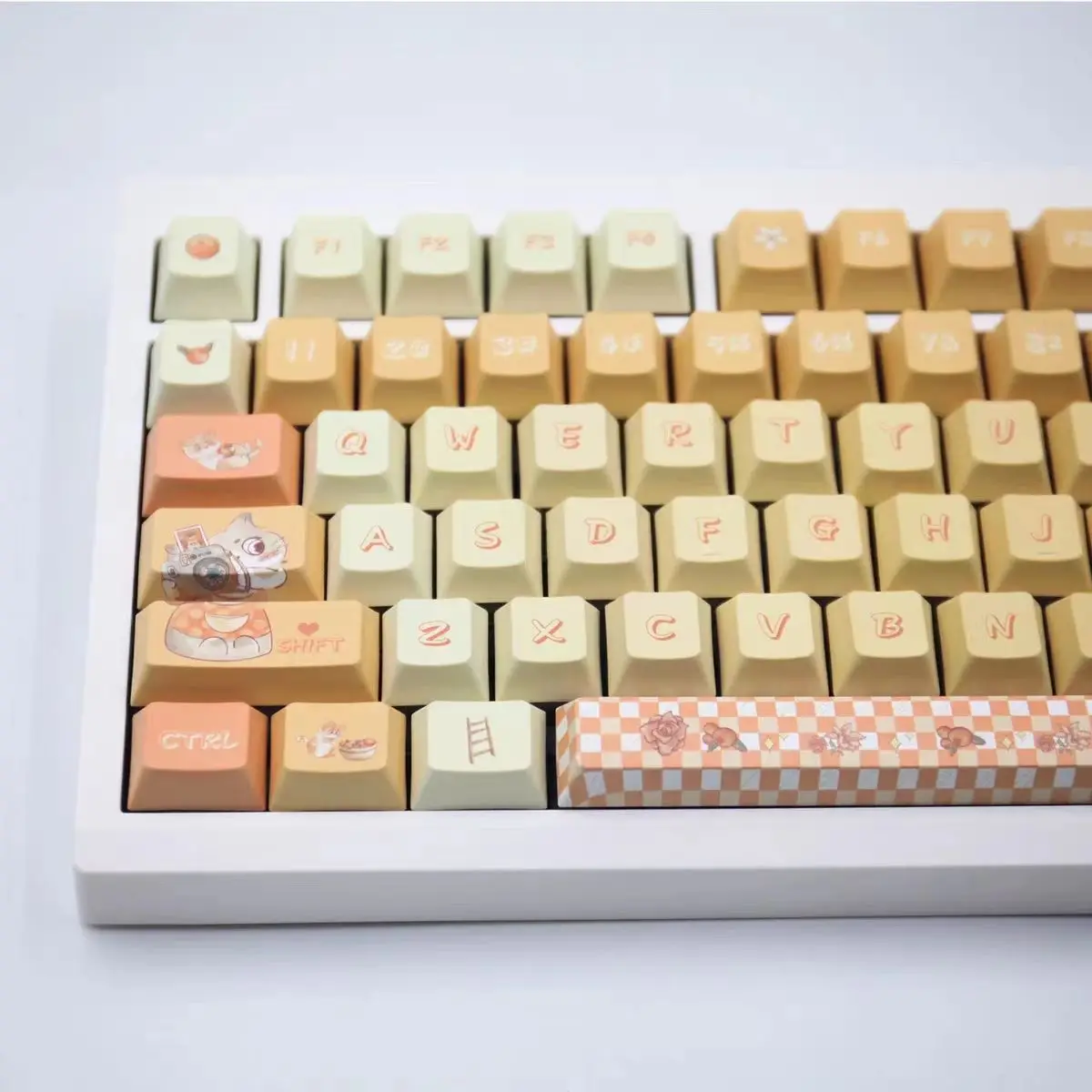 Orange garden theme keycap original height full five-sided sublimation process pbt material
Orange garden theme keycap original height full five-sided sublimation process pbt material
