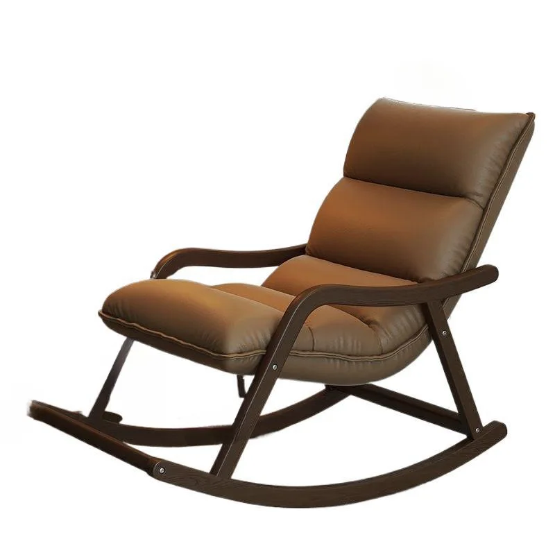 New Chinese-style solid wood walnut color lazy bedroom rocking chair living room adult elderly lunch break sleeping recliner
New Chinese-style solid wood walnut color lazy bedroom rocking chair living room adult elderly lunch break sleeping recliner