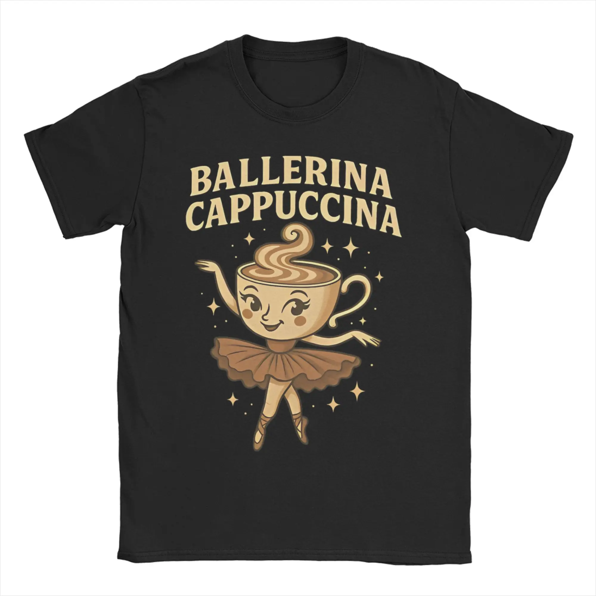 Ballerina Cappuccina Men's T Shirt Italian Brainrot Funny Tees Short Sleeve Round Collar T-Shirt Pure Cotton Plus Size Tops
Ballerina Cappuccina Men's T Shirt Italian Brainrot Funny Tees Short Sleeve Round Collar T-Shirt Pure Cotton Plus Size Tops