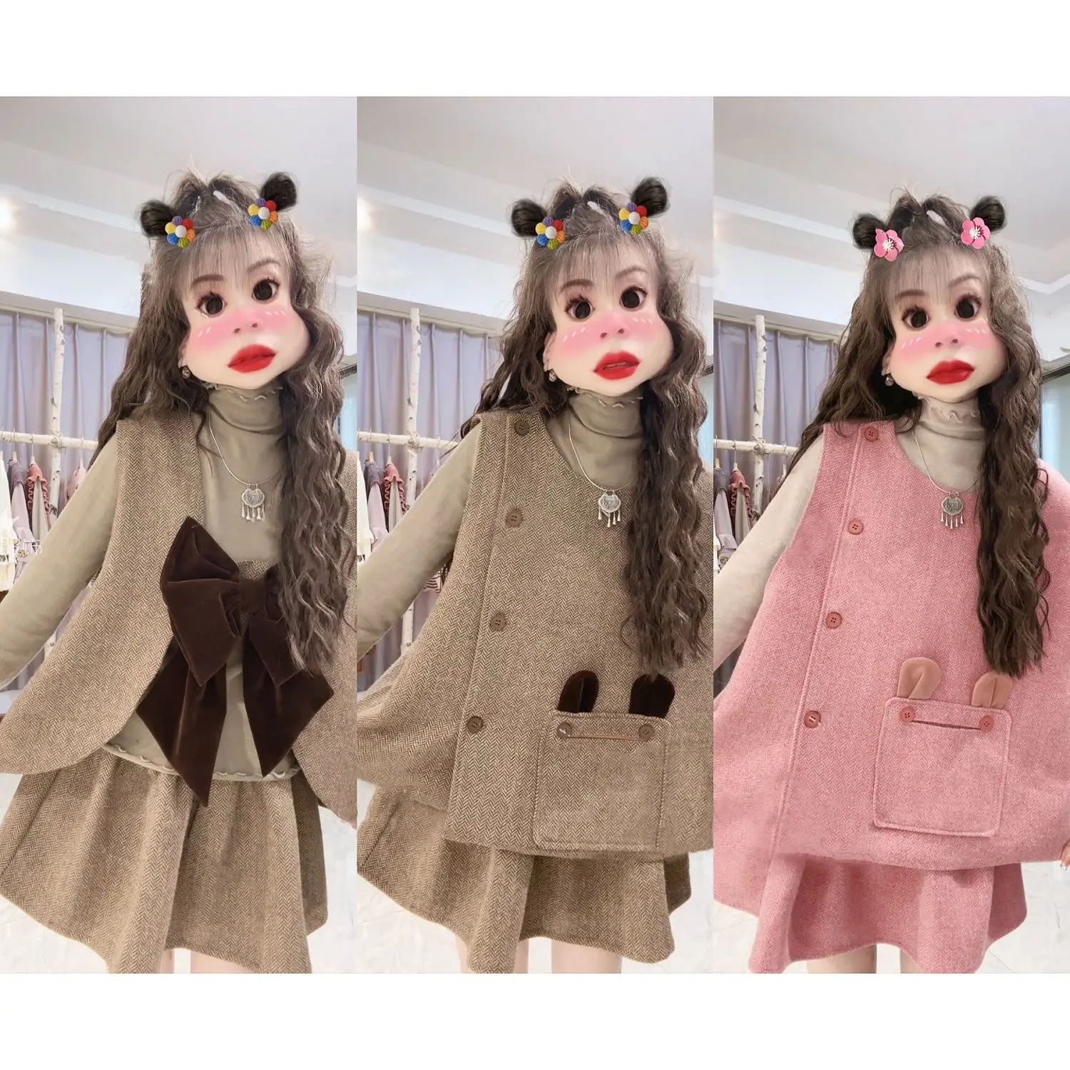 Korean Sle Sweet Faion Set Women's Spring Clothing Design Knot ort Skirt Casual Loose Fit High Waist Polyeste...
Korean Sle Sweet Faion Set Women's Spring Clothing Design Knot ort Skirt Casual Loose Fit High Waist Polyeste...