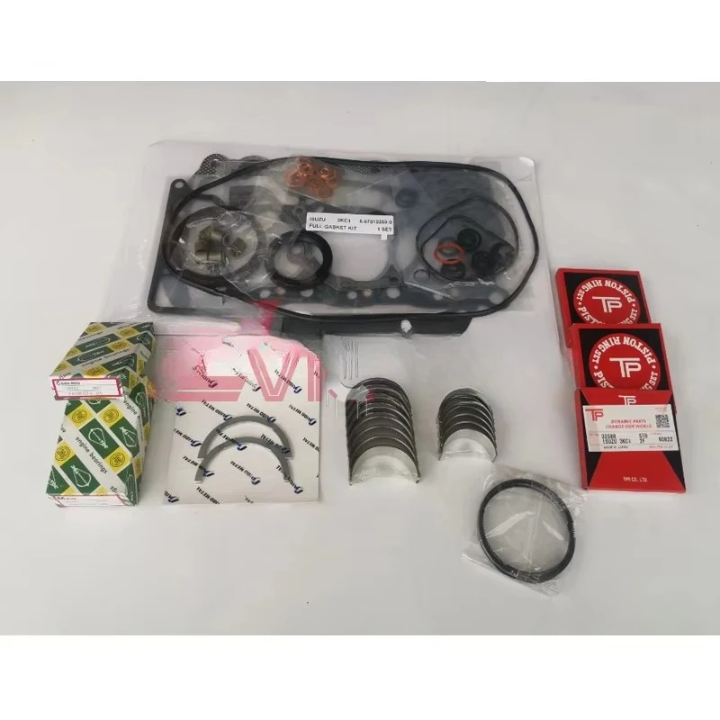 For I SUZU 3KC2 3KC1 Rebuild Overhaul Kit Oil Pump + Complete Gasket Kit + Piston 
For I SUZU 3KC2 3KC1 Rebuild Overhaul Kit Oil Pump + Complete Gasket Kit + Piston