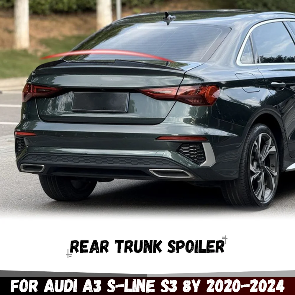Rear Trunk Spoiler Wing For Audi A3 S-line S3 RS3 8Y Sedan 2021 2022 2023 2024 MP M4 Style Tail Wings Lip Bodykits
Rear Trunk Spoiler Wing For Audi A3 S-line S3 RS3 8Y Sedan 2021 2022 2023 2024 MP M4 Style Tail Wings Lip Bodykits