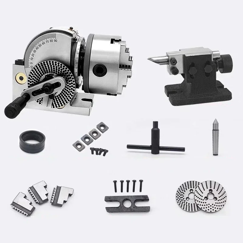 Precision 4 Inch Dividing Head With 3 Jaw Chuck Semi Universal Milling Machine Rotary Table For Metalworking
Precision 4 Inch Dividing Head With 3 Jaw Chuck Semi Universal Milling Machine Rotary Table For Metalworking