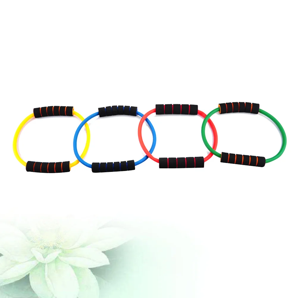 4Pcs Chest Expander Shape Yoga Pulley Slimming Ring O Shape Durable Fitness Rehabilitation Yoga Supplies Yellow Red Blue Green
4Pcs Chest Expander Shape Yoga Pulley Slimming Ring O Shape Durable Fitness Rehabilitation Yoga Supplies Yellow Red Blue Green