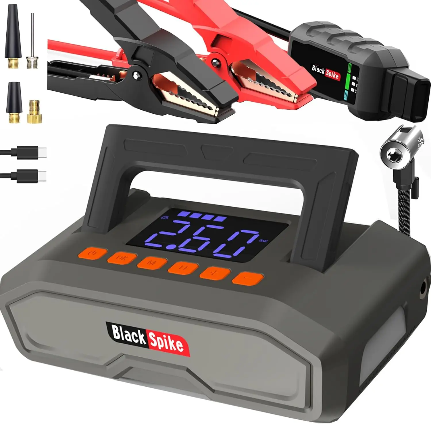 Стартер с искусственным интеллектом 4000 А, воздушным компрессором 150 фунтов на квадратный дюйм и аккумулятором емкостью 26800 мАч для дизельных двигателей на 12 л (UT2000Plus)
Стартер с искусственным интеллектом 4000 А, воздушным компрессором 150 фунтов на квадратный дюйм и аккумулятором емкостью 26800 мАч для дизельных двигателей на 12 л (UT2000Plus)