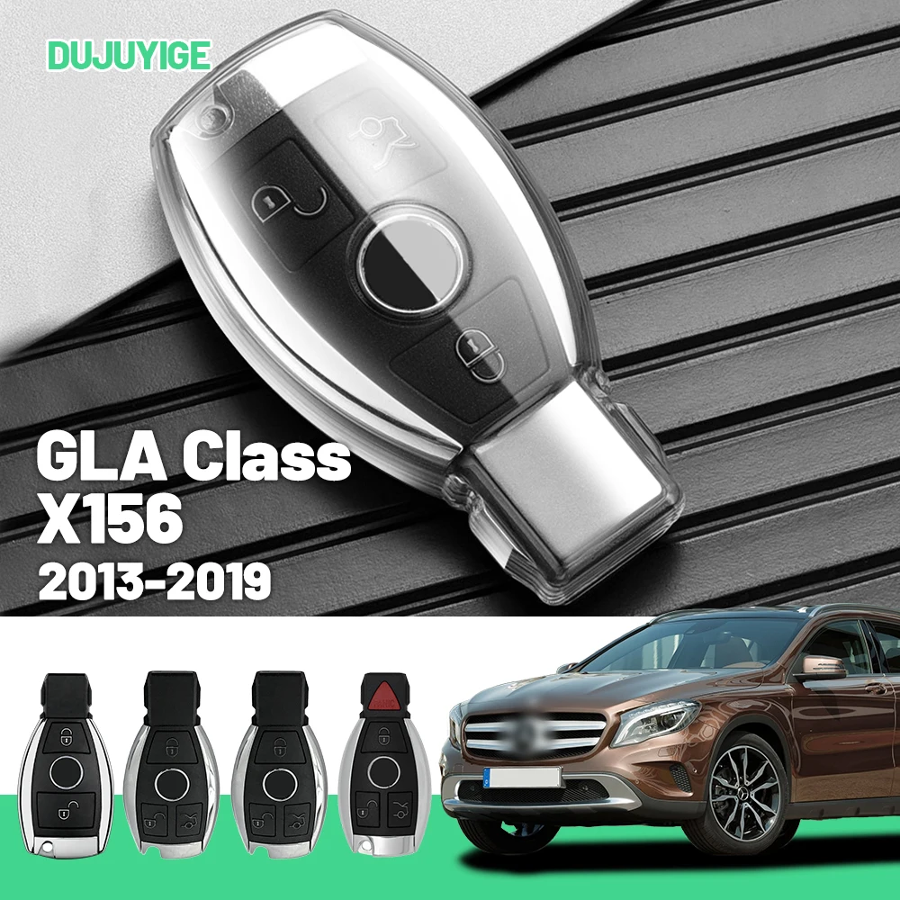 Прозрачный чехол для автомобильного ключа из ТПУ для Mercedes-Benz GLA Class X156 2013-2019, защитный чехол для брелока, автоаксессуары 2014 2015 2016
Прозрачный чехол для автомобильного ключа из ТПУ для Mercedes-Benz GLA Class X156 2013-2019, защитный чехол для брелока, автоаксессуары 2014 2015 2016