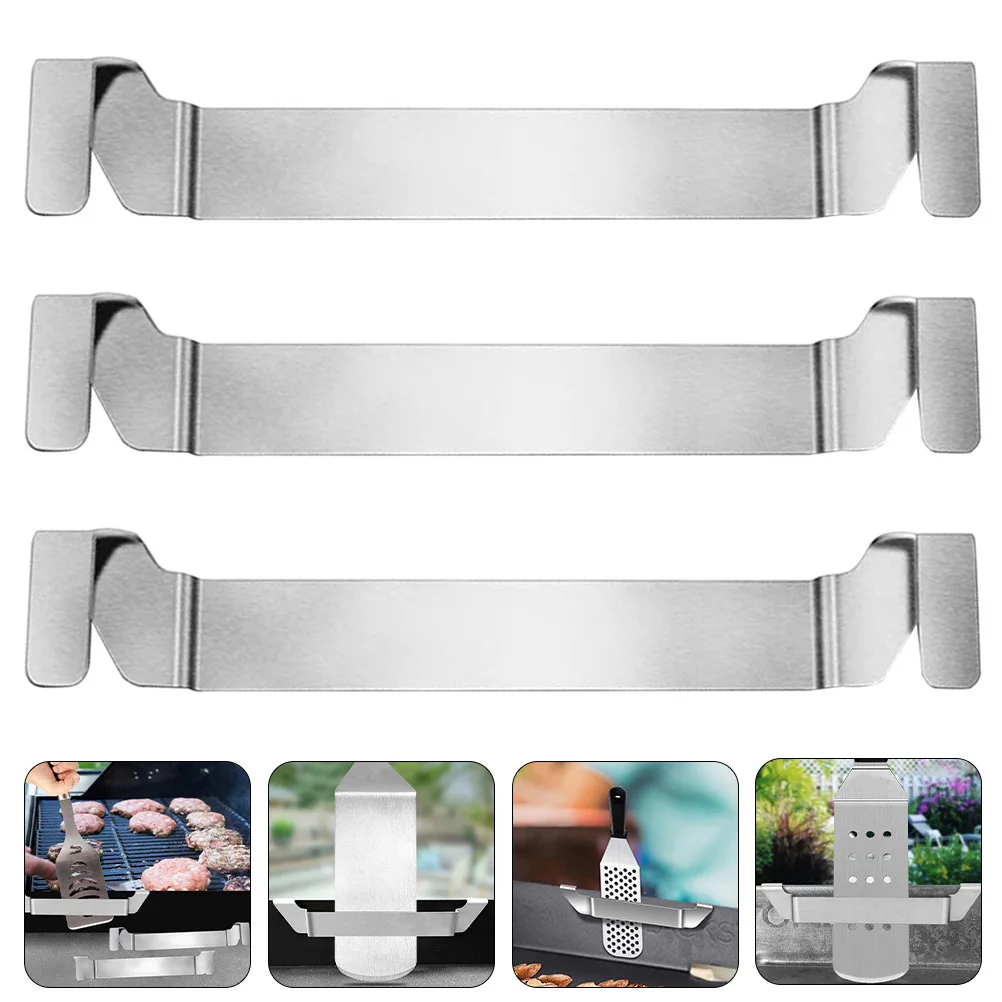3pcs Stainless Steel Griddle Spatula Holder Metal Bbq Tool Rack Space Saving Portable Organizer For Outdoor Grilling Compatible
3pcs Stainless Steel Griddle Spatula Holder Metal Bbq Tool Rack Space Saving Portable Organizer For Outdoor Grilling Compatible