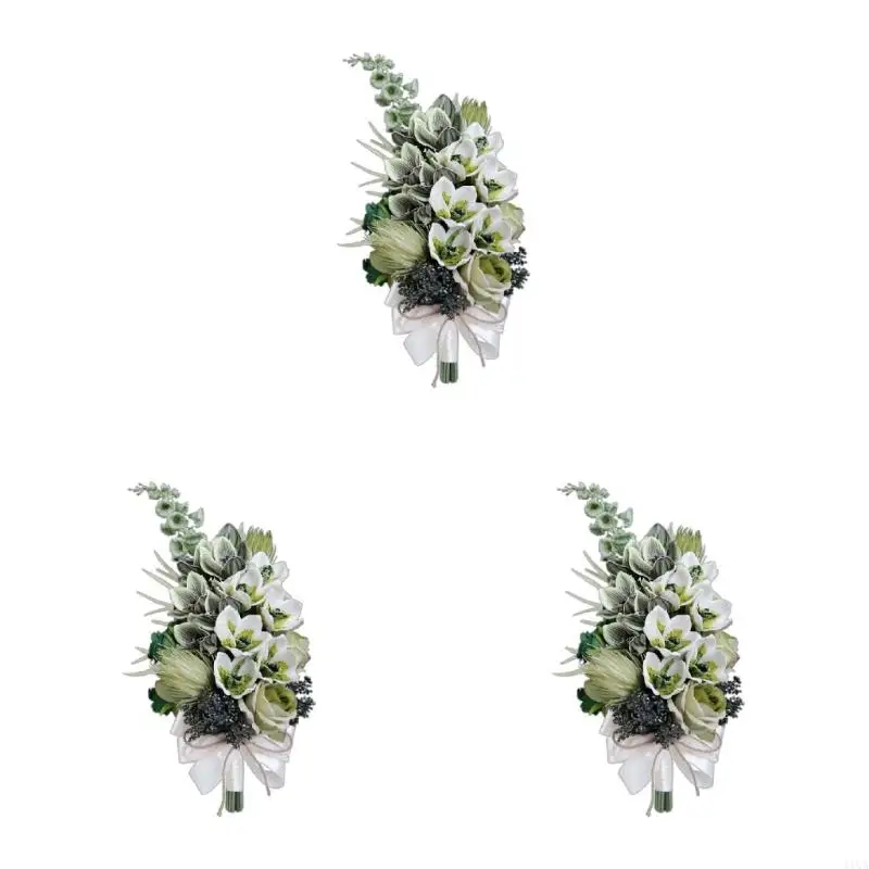 3pcs Wedding Bouquets for Bride, Phalaenopsis Wedding Flowers Artificial Bridal Bouquets for Wedding Ceremony
3pcs Wedding Bouquets for Bride, Phalaenopsis Wedding Flowers Artificial Bridal Bouquets for Wedding Ceremony