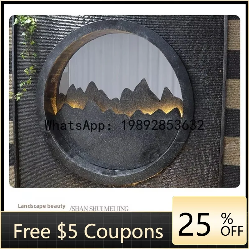 Z4 Natural Stone Outdoor Water Curtain Wall Flowing Water Screen Courtyard Fountain Waterfall Fish Pond Landscape
Z4 Natural Stone Outdoor Water Curtain Wall Flowing Water Screen Courtyard Fountain Waterfall Fish Pond Landscape