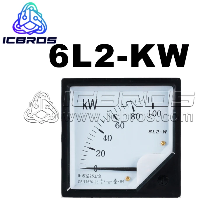 6L2 6L2-KW Three-phase Active Pointer Type Kilowatt AC Power 100KW 380V Generator Meter 5380V 800KW 400KW 100KW
6L2 6L2-KW Three-phase Active Pointer Type Kilowatt AC Power 100KW 380V Generator Meter 5380V 800KW 400KW 100KW