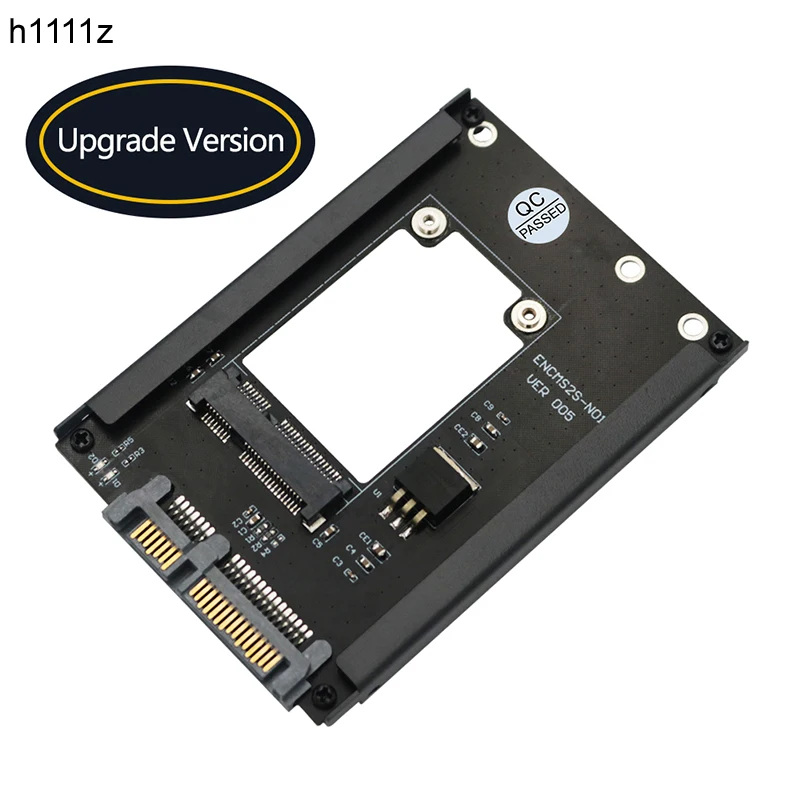 mSATA SSD to 2.5" SATA 3.0 III Adapter Card Riser Board with Frame Bracket Support Full Size mSATA SSD 6Gps for Desktop Computer
mSATA SSD to 2.5" SATA 3.0 III Adapter Card Riser Board with Frame Bracket Support Full Size mSATA SSD 6Gps for Desktop Computer