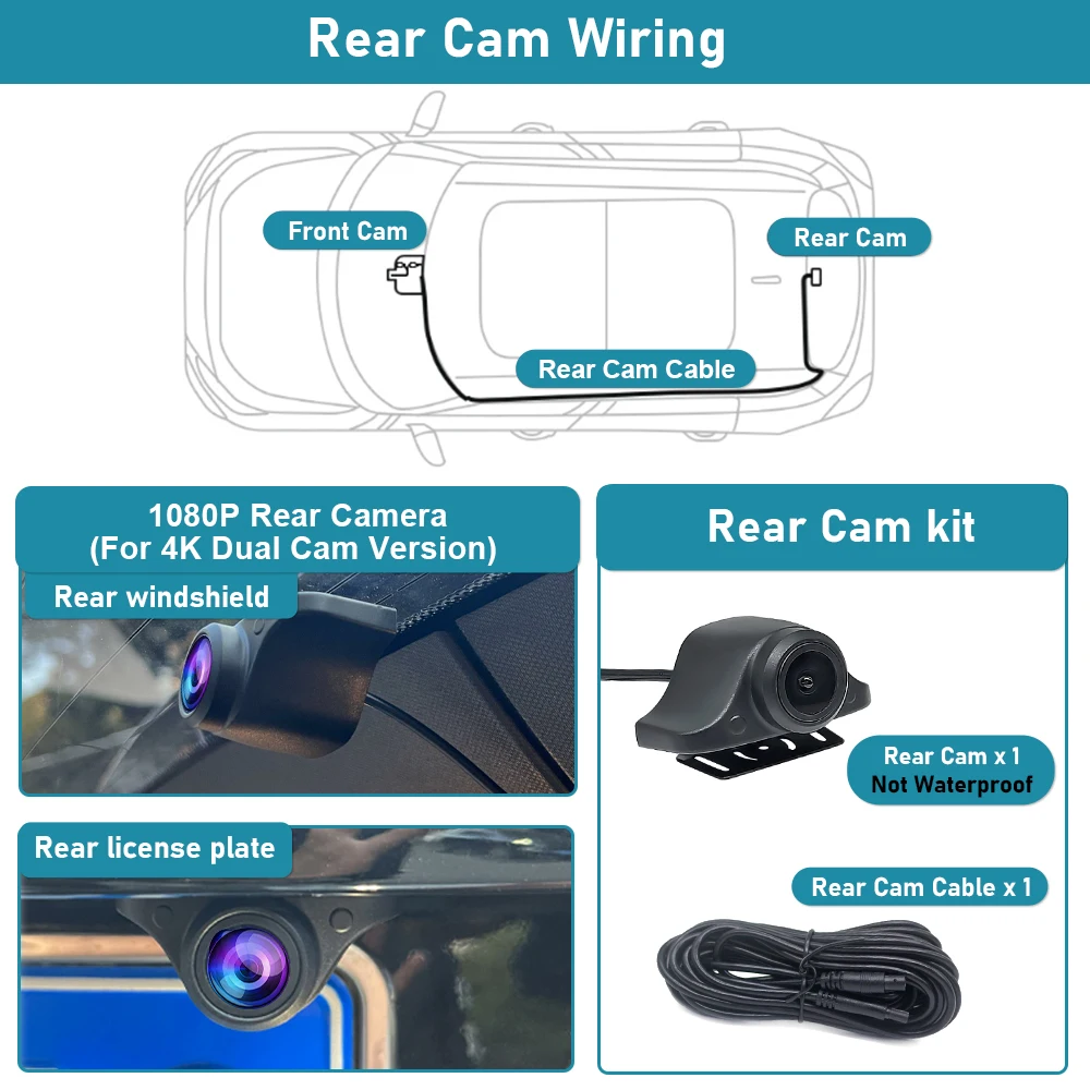 Front and Rear 4K Dash Cam for Car Camera Recorder Dashcam WIFI Car Dvr Recording Devices Accessorie For Volvo V60 S60 2019~2022
Front and Rear 4K Dash Cam for Car Camera Recorder Dashcam WIFI Car Dvr Recording Devices Accessorie For Volvo V60 S60 2019~2022