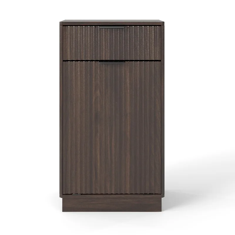 10-Gallon Woodgrain Tilt-Out Trash Can Cabinet Wooden Garbage Recycling Cabinet with Wave-Textured Hideaway Drawer&Pull-Out Bin-Multipurpose Kitchen/Bath Organizer in Walnut Finish
10-Gallon Woodgrain Tilt-Out Trash Can Cabinet Wooden Garbage Recycling Cabinet with Wave-Textured Hideaway Drawer&Pull-Out Bin-Multipurpose Kitchen/Bath Organizer in Walnut Finish