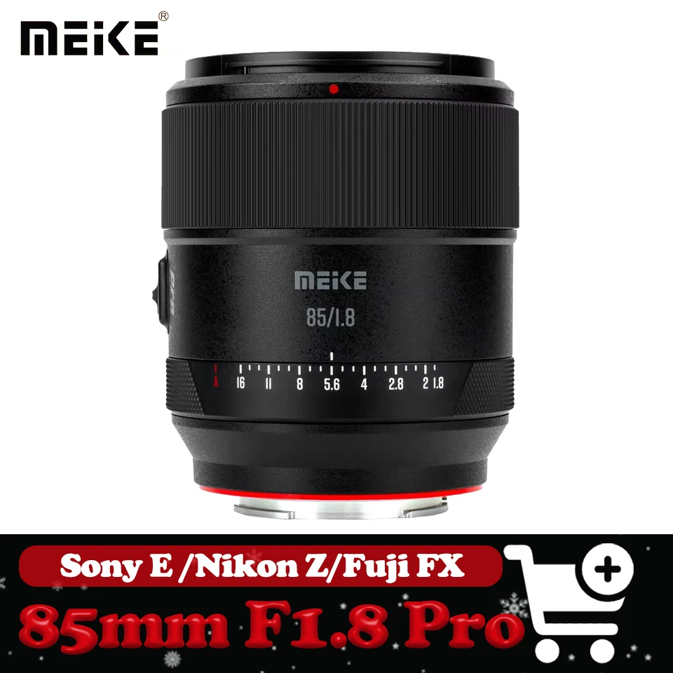 MEKE AF 85mm F1.8 Pro Fixed Focus Lens Large Aperture Auto Focus Portrait Lens for Sony E Nikon Z Fuji FX
MEKE AF 85mm F1.8 Pro Fixed Focus Lens Large Aperture Auto Focus Portrait Lens for Sony E Nikon Z Fuji FX