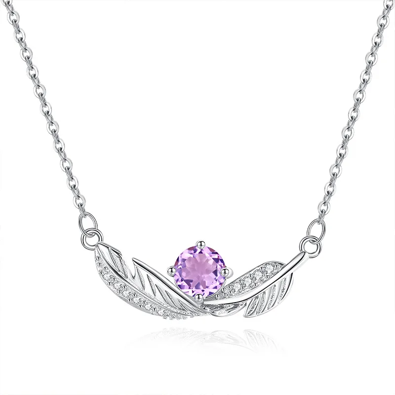 Original S925 Sterling Silver Necklace Pendant Feather Shape for Women Topaz Citrine Garnet Amethyst Peridot Women Fine Jewelry
Original S925 Sterling Silver Necklace Pendant Feather Shape for Women Topaz Citrine Garnet Amethyst Peridot Women Fine Jewelry
