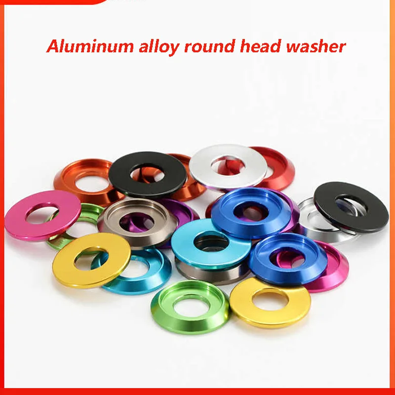 10Pcs M2 M2.5 M3 Colourful Aluminum Cup Head Washer For Button Head Screw Half Round Head Washer Pan Head Recessed Screws
10Pcs M2 M2.5 M3 Colourful Aluminum Cup Head Washer For Button Head Screw Half Round Head Washer Pan Head Recessed Screws