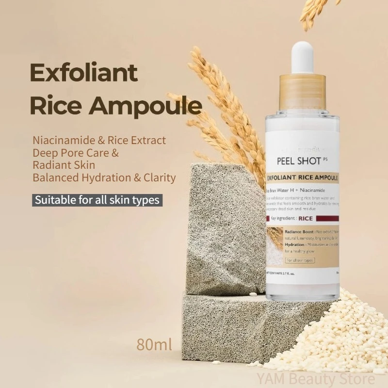 Korean Skincare Peel Shot Glow White and Black Rice Ampoule Duo,Face Gentle Exfoliating Serum Body Scrub Dead Skin Cells Remover
Korean Skincare Peel Shot Glow White and Black Rice Ampoule Duo,Face Gentle Exfoliating Serum Body Scrub Dead Skin Cells Remover