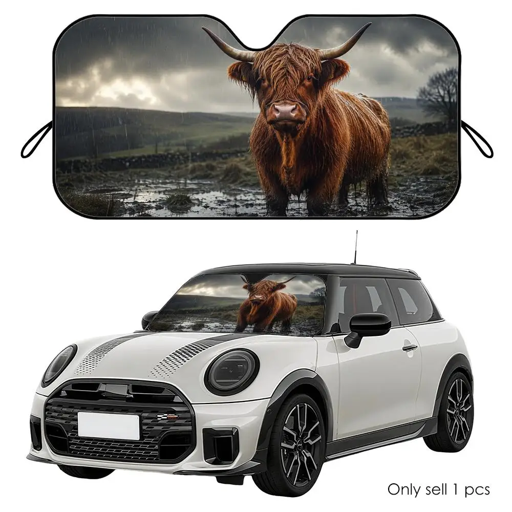 Multi Scene Highland Cow Sun Visor Reusable Aluminum Foil Car Windshield Sun Visor UV Heat Insulation Cover Shade
Multi Scene Highland Cow Sun Visor Reusable Aluminum Foil Car Windshield Sun Visor UV Heat Insulation Cover Shade