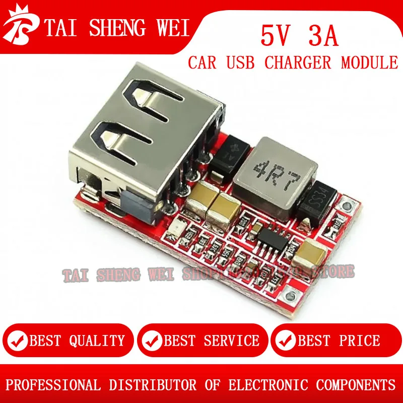 2pcs Fine 6-24V 12V/24V to 5V 3A DC-DC CAR USB Charger Module DC Buck step down Converter 12v 5v power supply module
2pcs Fine 6-24V 12V/24V to 5V 3A DC-DC CAR USB Charger Module DC Buck step down Converter 12v 5v power supply module