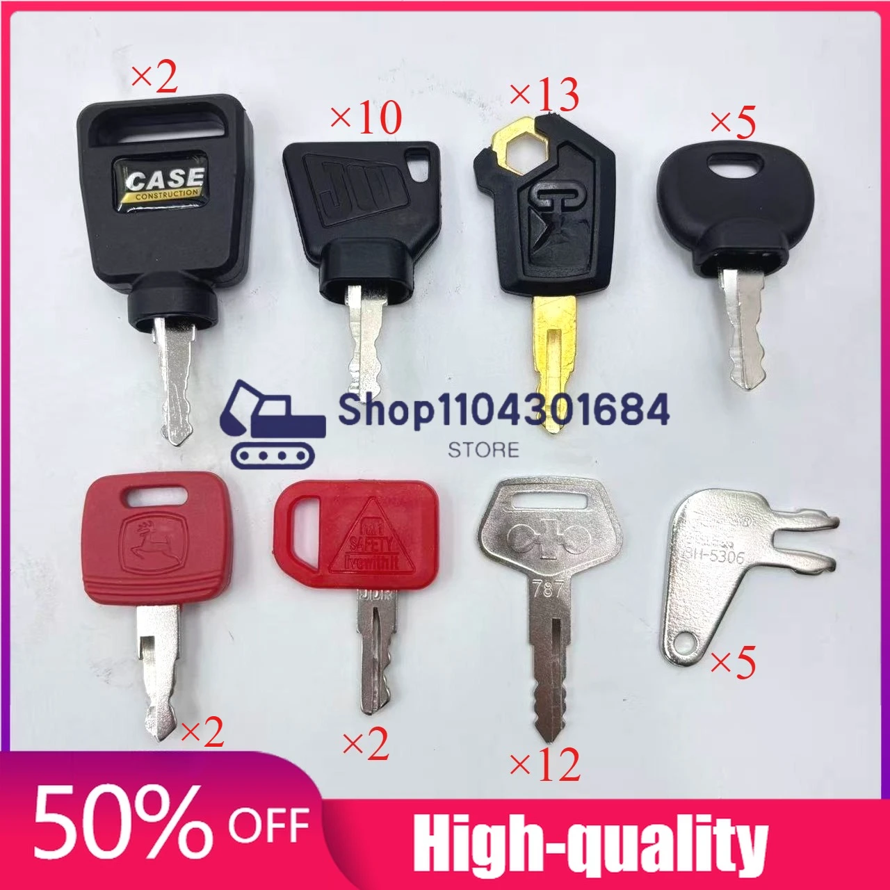 51pcs KEY PLANT EXCAVATOR EQUIPMENT KEY SET FOR JDR Komatsu787 14607 CASE
51pcs KEY PLANT EXCAVATOR EQUIPMENT KEY SET FOR JDR Komatsu787 14607 CASE