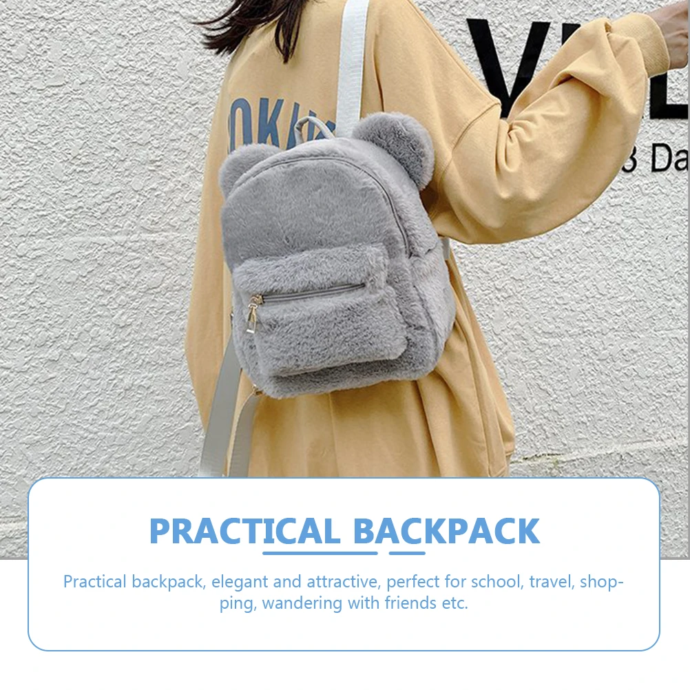 Bear Ear Pattern Backpack Women - Portable Bag Multi-Purpose Waterproof Outdoor Backpack for Business Trip Daily
Bear Ear Pattern Backpack Women - Portable Bag Multi-Purpose Waterproof Outdoor Backpack for Business Trip Daily