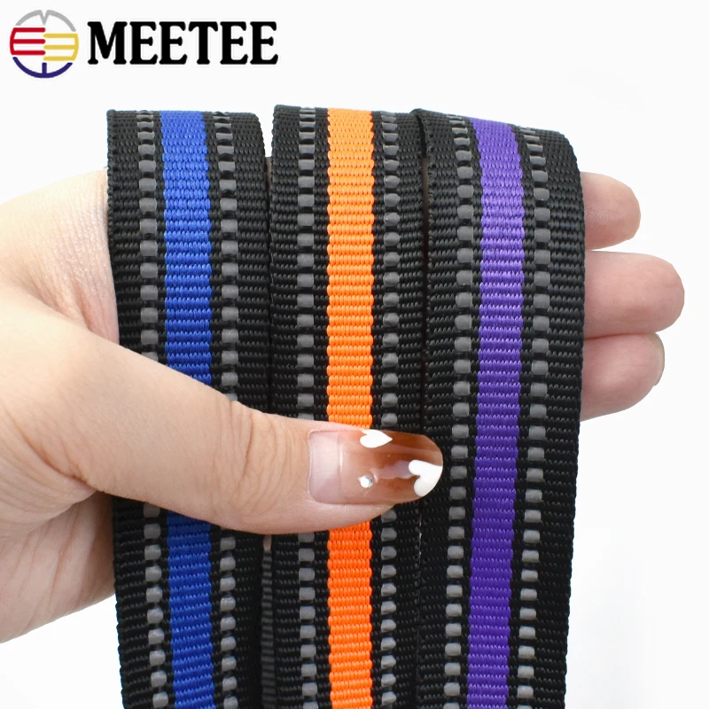 5Meters Meetee 15-25mm Reflective Webbing Tape for Dog Collar Bag Strap Clothes Decoration Ribbon Sewing Bias Binding Accessory
5Meters Meetee 15-25mm Reflective Webbing Tape for Dog Collar Bag Strap Clothes Decoration Ribbon Sewing Bias Binding Accessory