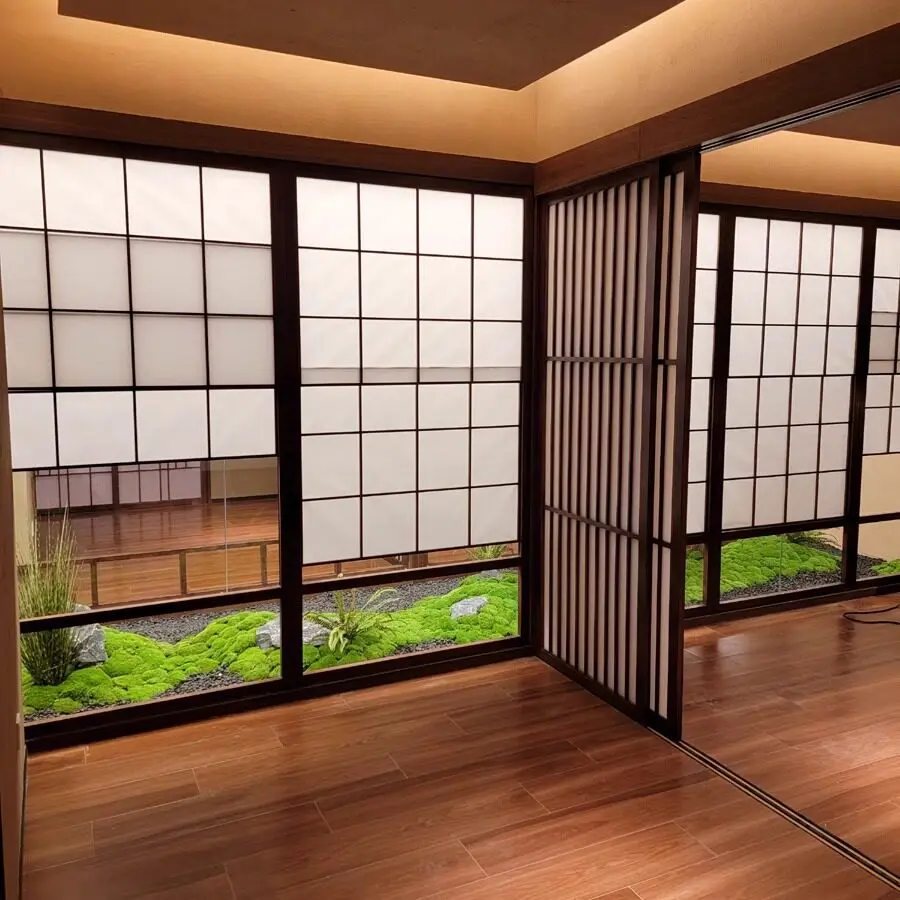 Solid wood doors and windows, box, screen partition, sliding and pulling tea room, flower grid tatami grille door customization
Solid wood doors and windows, box, screen partition, sliding and pulling tea room, flower grid tatami grille door customization