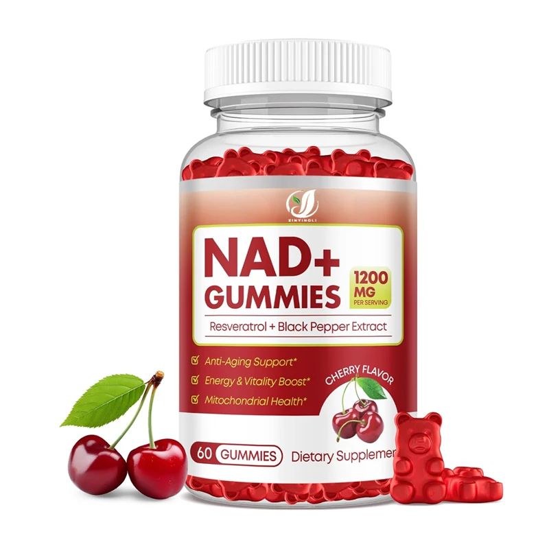 Жевательные конфеты NAD+, 1200 мг липосомального NAD, транс-ресвератрол и экстракт черного перца, 60 вишнёвых жевательных конфет
Жевательные конфеты NAD+, 1200 мг липосомального NAD, транс-ресвератрол и экстракт черного перца, 60 вишнёвых жевательных конфет