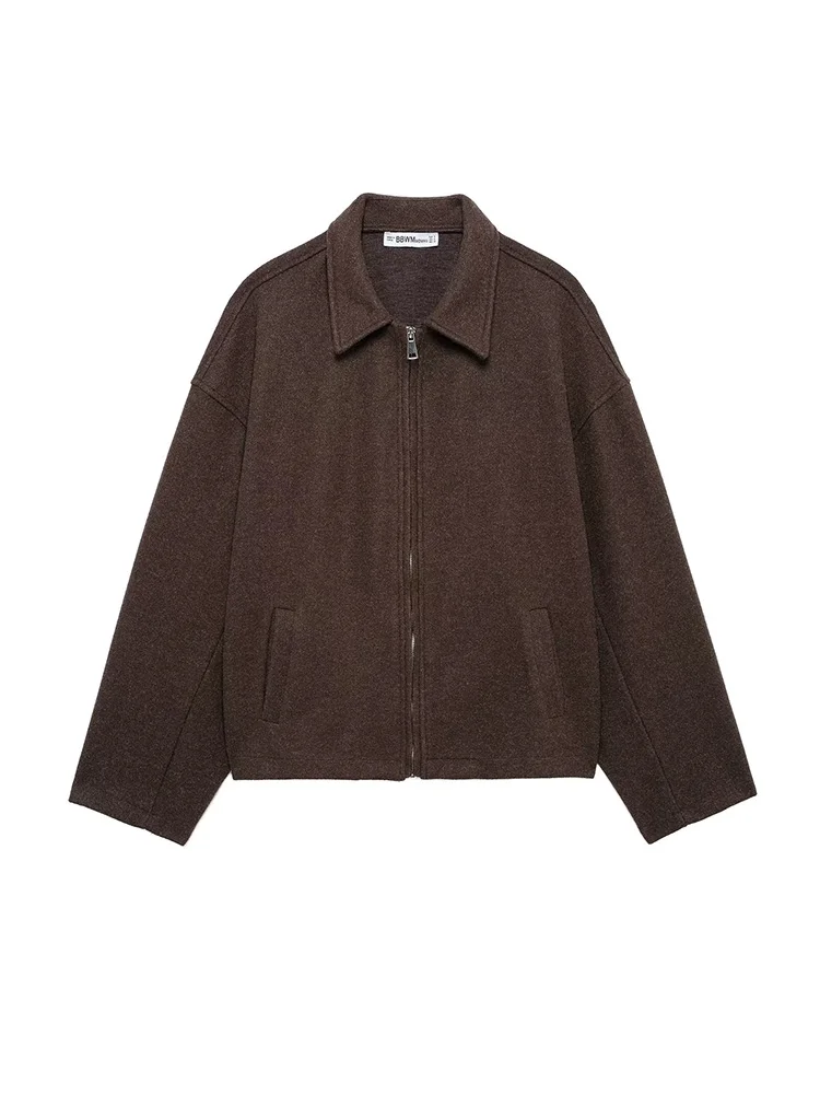 New Women Casual Vintage Long-Sleeved Lapel Zip-Up Jacket For Autumn/Winter 2024
New Women Casual Vintage Long-Sleeved Lapel Zip-Up Jacket For Autumn/Winter 2024