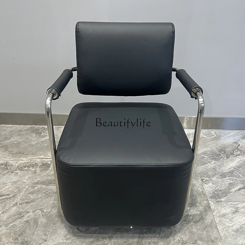 High-end barber shop casual perm and dyeing chair simple Japanese rotatable hair cutting chair
High-end barber shop casual perm and dyeing chair simple Japanese rotatable hair cutting chair