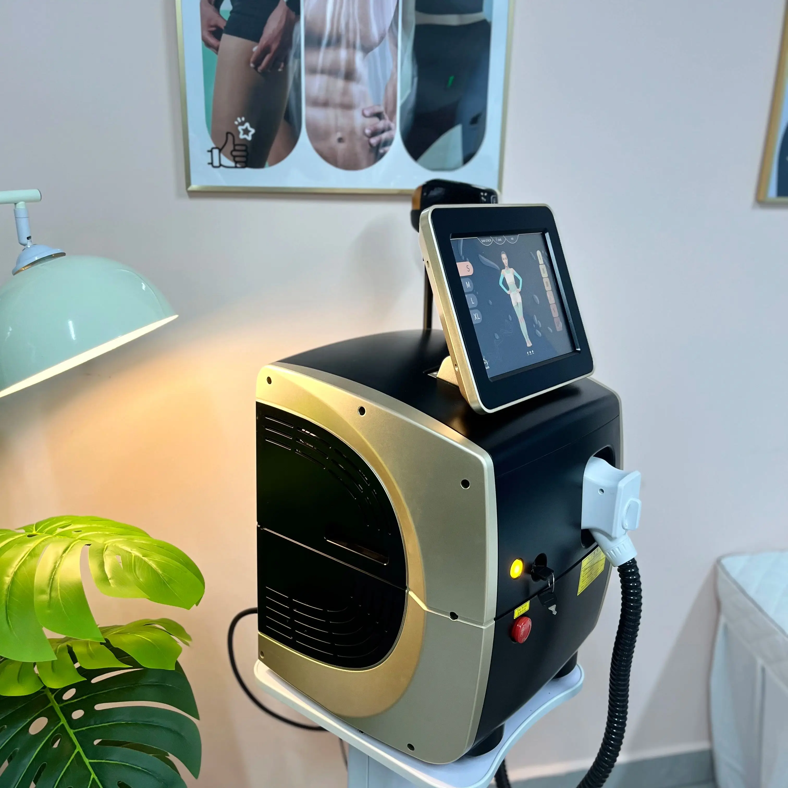 Newest Portable 808nm Diode Lase Hair Removal Machine Cooling Head Painless Professional Lase Epilator Face Body Hair Removal
Newest Portable 808nm Diode Lase Hair Removal Machine Cooling Head Painless Professional Lase Epilator Face Body Hair Removal