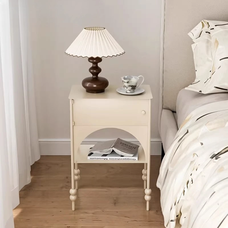 Cream Nightstand, Compact Bedside Table for Bedroom, Creative Home Storage Shelf, Aesthetic Decor Accent Piece
Cream Nightstand, Compact Bedside Table for Bedroom, Creative Home Storage Shelf, Aesthetic Decor Accent Piece