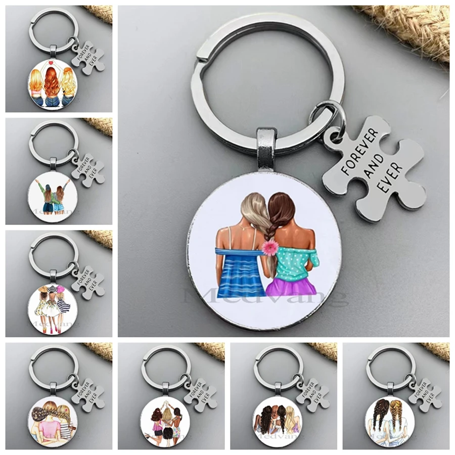 New sisters friendship keychain Best friend gift Glass keychain souvenir used with best friend sisters
New sisters friendship keychain Best friend gift Glass keychain souvenir used with best friend sisters