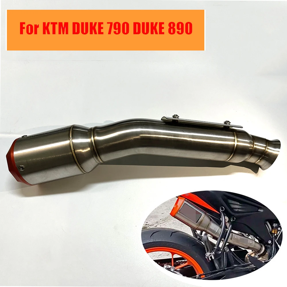 Slip On For KTM DUKE 790 890 Motorcycle Exhaust System Escape Moto Modify Link Pipe Muffler 2018 to 2024
Slip On For KTM DUKE 790 890 Motorcycle Exhaust System Escape Moto Modify Link Pipe Muffler 2018 to 2024
