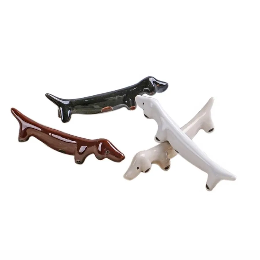 8Pcs Ceramics Dachshund Chopstick Holder Creative Animal Chopstick Spoon Fork Knife Rest
8Pcs Ceramics Dachshund Chopstick Holder Creative Animal Chopstick Spoon Fork Knife Rest