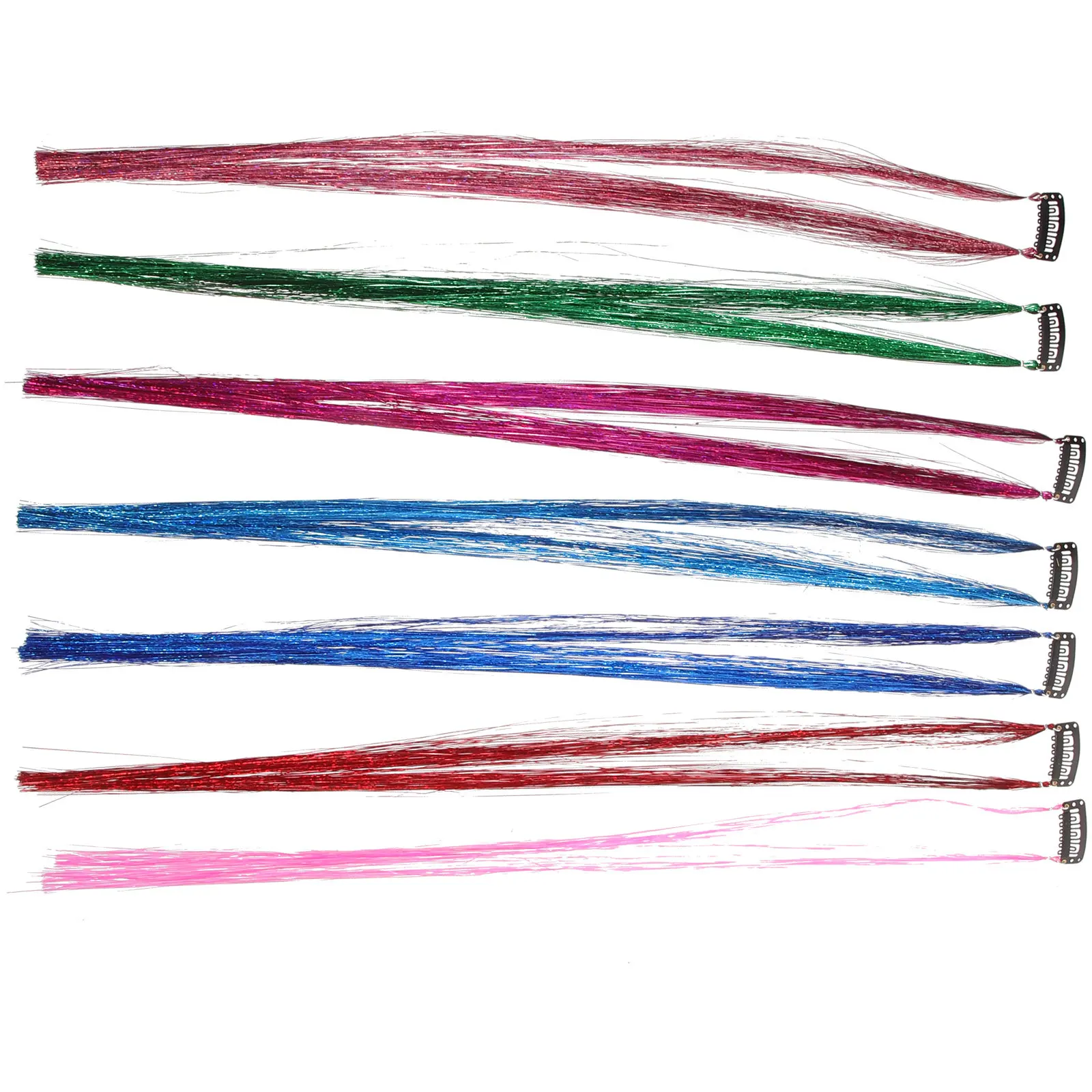 7Pcs Sparkly Hair Tinsel Kit Glitter Hair Extensions for Braiding Styling Daily Wear Birthday Festival Club Theatrical
7Pcs Sparkly Hair Tinsel Kit Glitter Hair Extensions for Braiding Styling Daily Wear Birthday Festival Club Theatrical