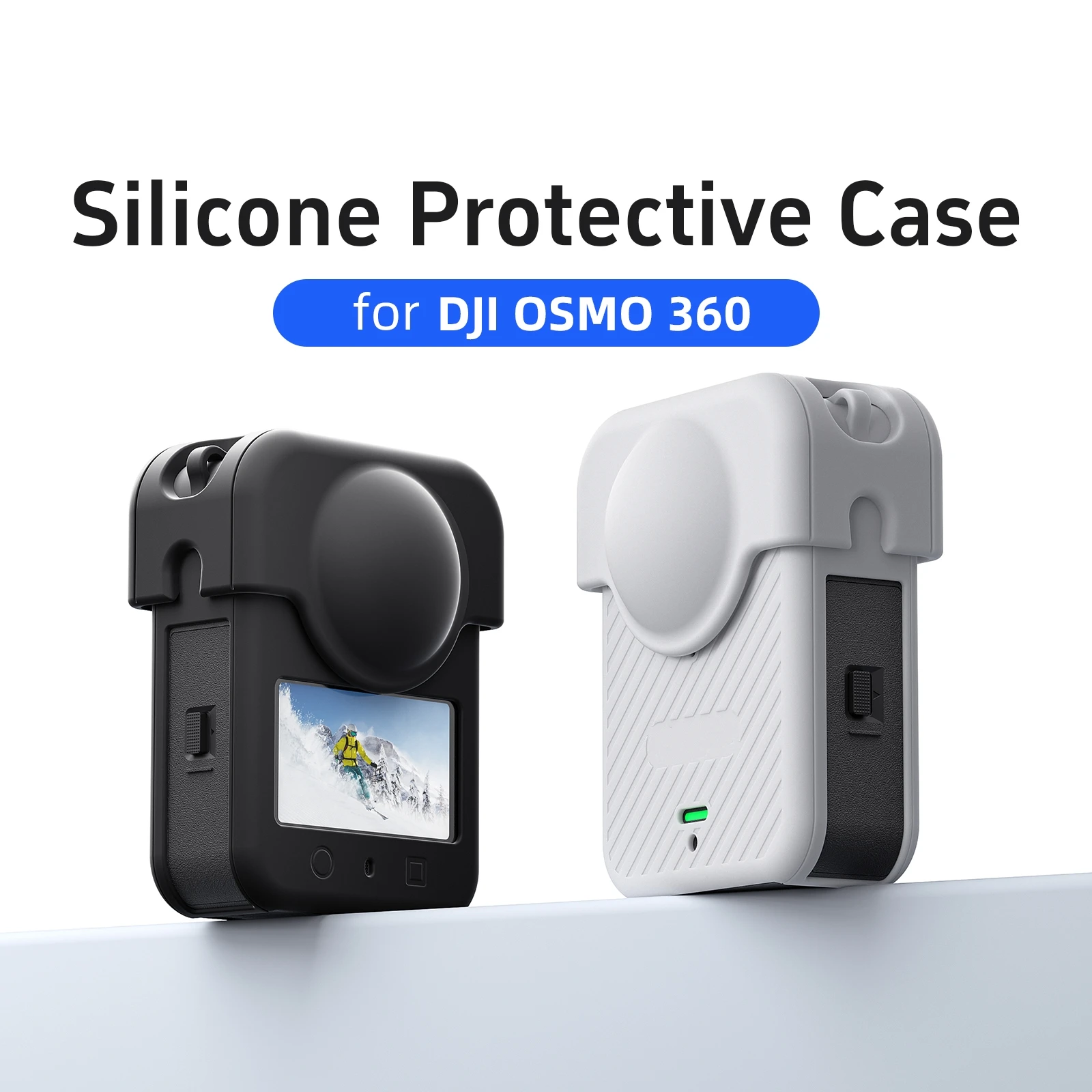 For DJI OSMO 360 Camera Silicone Case Lens Case Body Protection And Camera Accessories
For DJI OSMO 360 Camera Silicone Case Lens Case Body Protection And Camera Accessories