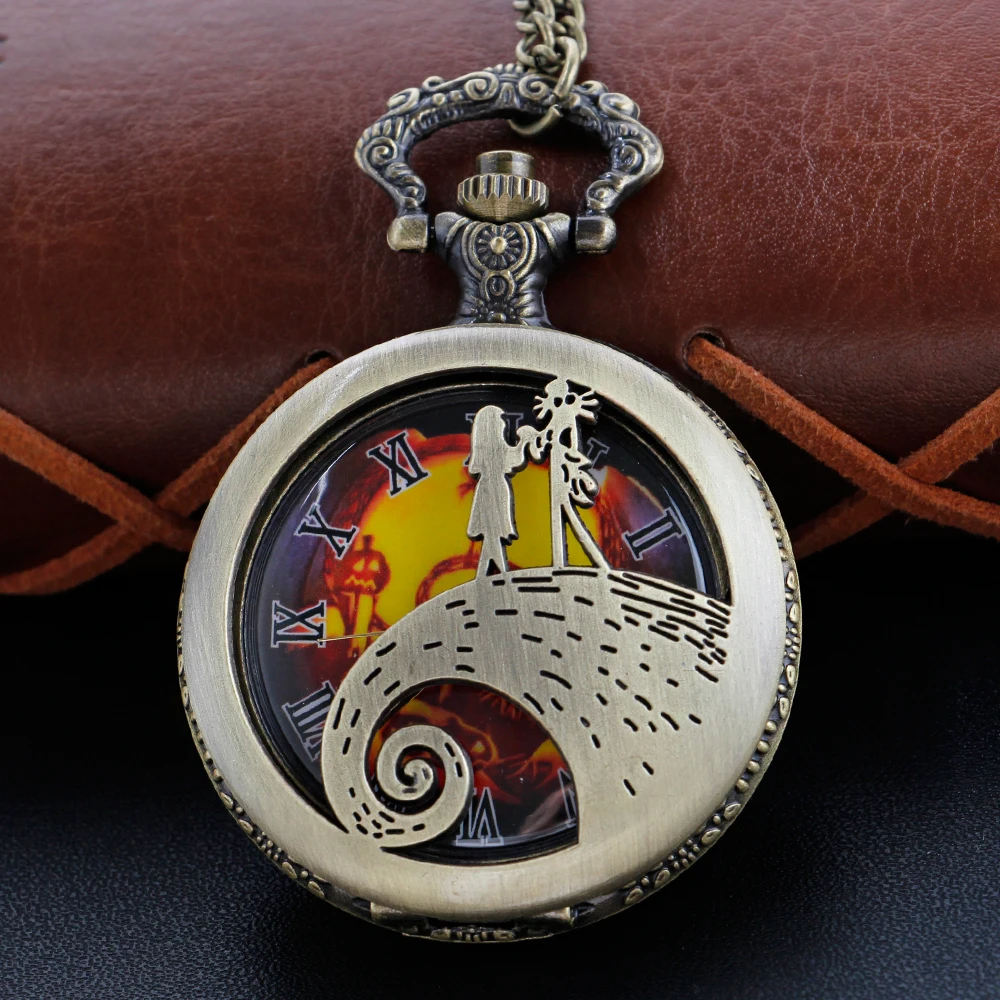 Bronze Halloween Couple Necklace Quartz Pocket Watch Steam Punk Old Fashion Chain Pendant Pocket Watch Gift Cf1236
Bronze Halloween Couple Necklace Quartz Pocket Watch Steam Punk Old Fashion Chain Pendant Pocket Watch Gift Cf1236