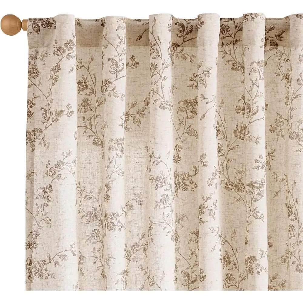 Taupe loral Linen Curtains 84 Inch armhouse Curtain Back Tab Drapes or Living Room Bedroom Light iltering Vintage Rod ket Curtai
Taupe loral Linen Curtains 84 Inch armhouse Curtain Back Tab Drapes or Living Room Bedroom Light iltering Vintage Rod ket Curtai