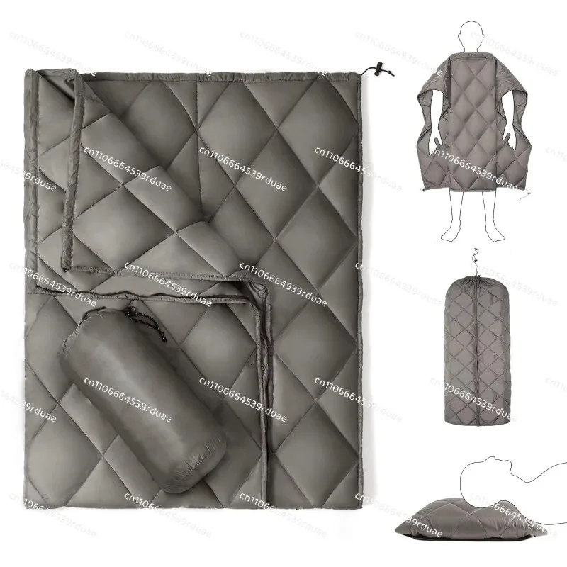 Outdoor Blanket 4 in 1 Multifunctional Quilted Blanket Waterproof Portable Sleeping Bag Wearable Shawl Camping Blanket
Outdoor Blanket 4 in 1 Multifunctional Quilted Blanket Waterproof Portable Sleeping Bag Wearable Shawl Camping Blanket