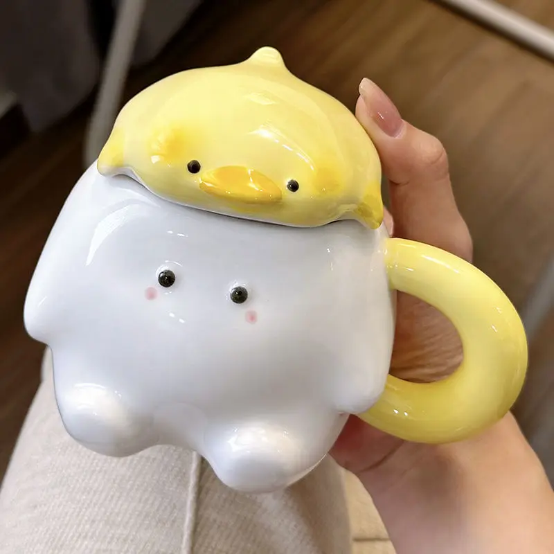 Shark Duckling Chubby Mug, 380ml Child Birthday Gift Funny Coffee Cups, Cartoon Ceramic Lid Holiday Gift Drinkware
Shark Duckling Chubby Mug, 380ml Child Birthday Gift Funny Coffee Cups, Cartoon Ceramic Lid Holiday Gift Drinkware